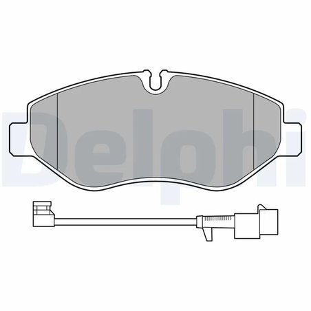 Set placute frana Delphi LP3621