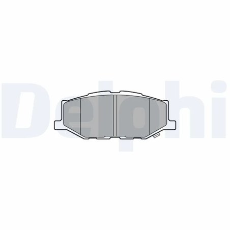 SET PLACUTE FRANA DELPHI LP3637 - Compatibil cu MAZDA, SUZUKI