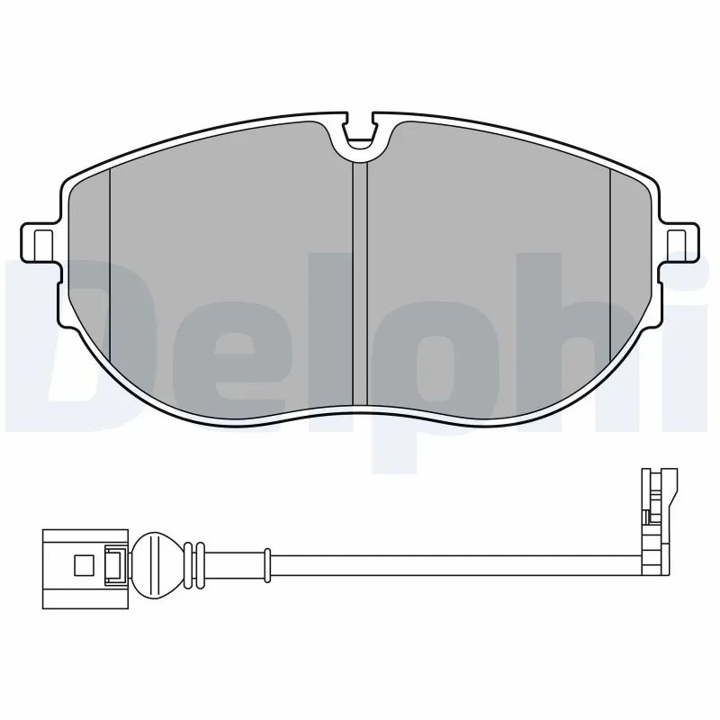 SET PLACUTE FRANA DELPHI LP3652 - Compatibil cu VW