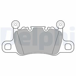 Set placute frana Delphi LP3655