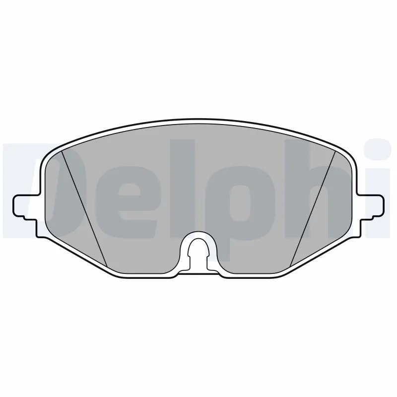 SET PLACUTE FRANA DELPHI LP3663 - Compatibil cu AUDI, CUPRA, SEAT, SKODA, VW