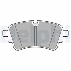 SET PLACUTE FRANA DELPHI LP3670 - Compatibil cu AUDI, AUDI (FAW)
