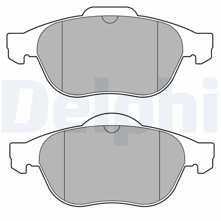 Set placute frana Delphi LP3691