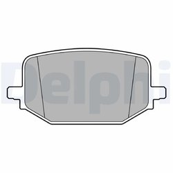 Set placute frana Delphi LP3697