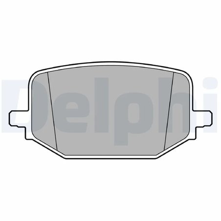 Set placute frana Delphi LP3697