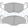 SET PLACUTE FRANA DELPHI LP420 - Compatibil cu SEAT, VW