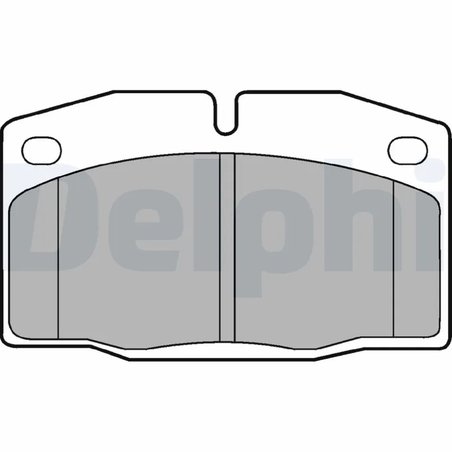 Set placute frana Delphi LP415