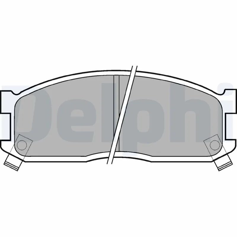 SET PLACUTE FRANA DELPHI LP530 - Compatibil cu FORD, KIA, MAZDA, MITSUBISHI, TOYOTA