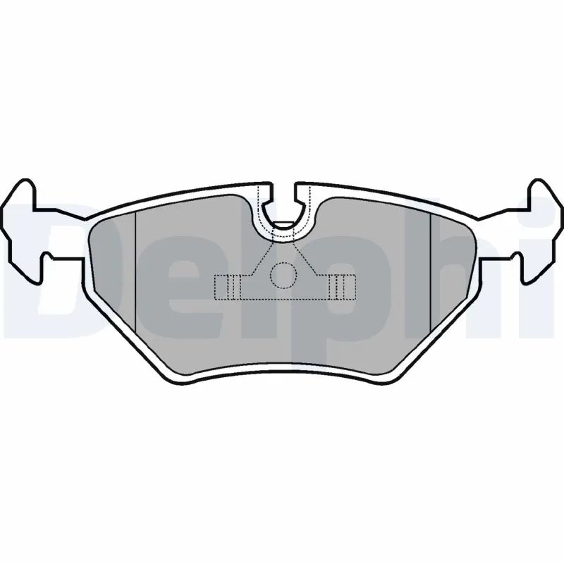 Set placute frana Delphi LP555