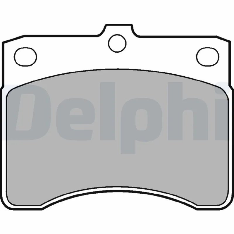 SET PLACUTE FRANA DELPHI LP578 - Compatibil cu DAIHATSU, PIAGGIO