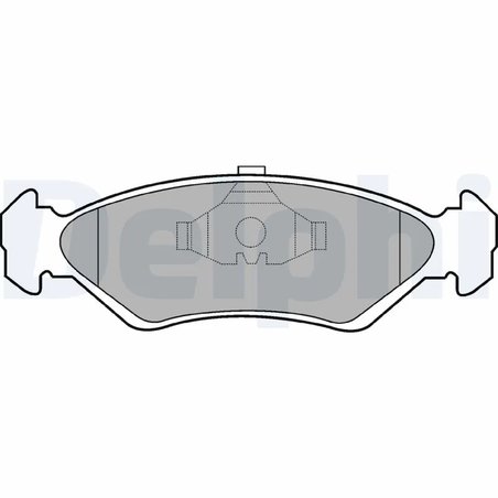 Set placute frana Delphi LP591