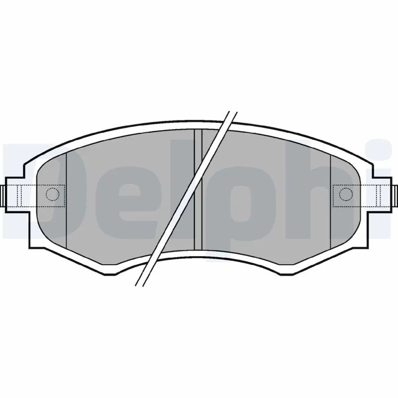 SET PLACUTE FRANA DELPHI LP606 - Compatibil cu DAEWOO, HAFEI, HYUNDAI, HYUNDAI (BEIJING), KIA, NISSAN, SSANGYONG