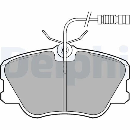 Set placute frana Delphi LP608