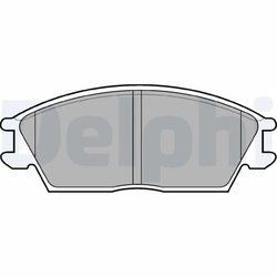 Set placute frana Delphi LP704