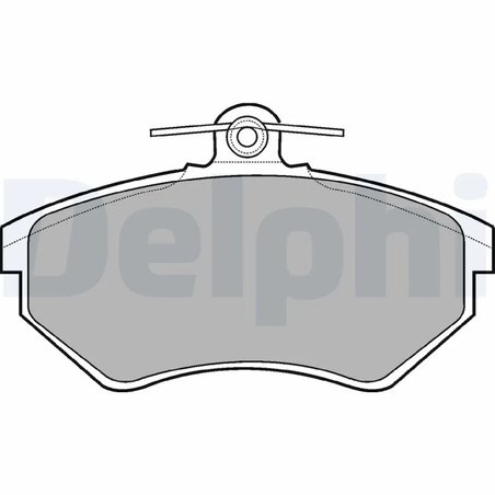 SET PLACUTE FRANA DELPHI LP770 - Compatibil cu AUDI, SEAT, VW, WULING (SGMW)