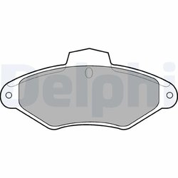 SET PLACUTE FRANA DELPHI LP787 - Compatibil cu CITROEN