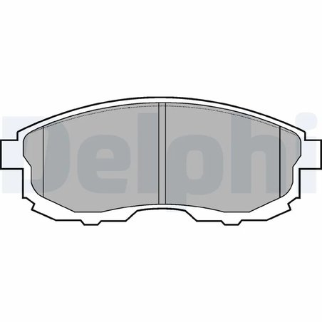 Set placute frana Delphi LP812