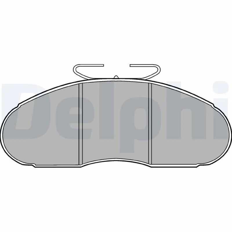 SET PLACUTE FRANA DELPHI LP828 - Compatibil cu NISSAN, VAUXHALL