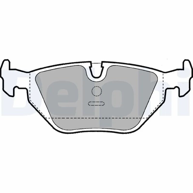 Set placute frana Delphi LP907