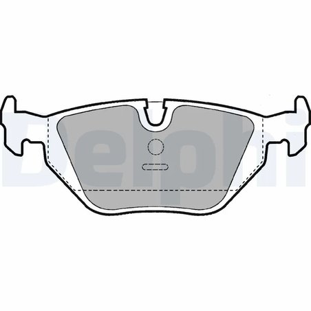 Set placute frana Delphi LP907