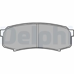 SET PLACUTE FRANA DELPHI LP963 - Compatibil cu HONDA, HUMMER, LANDWIND (JMC), LEXUS, MITSUBISHI, TOYOTA, TOYOTA (FAW)