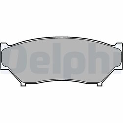 Set placute frana Delphi LP967