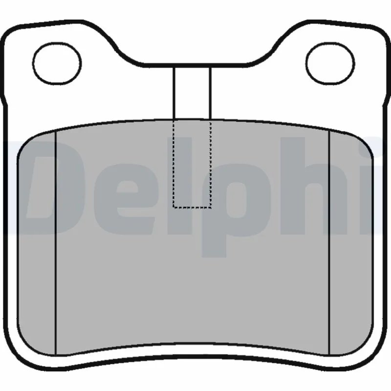 SET PLACUTE FRANA DELPHI LP991 - Compatibil cu PEUGEOT
