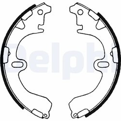 Set saboti frana Delphi LS1315