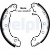 SET SABOTI FRANA DELPHI LS1402 - Compatibil cu CITROEN, RENAULT