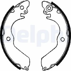 Set saboti frana Delphi LS1649