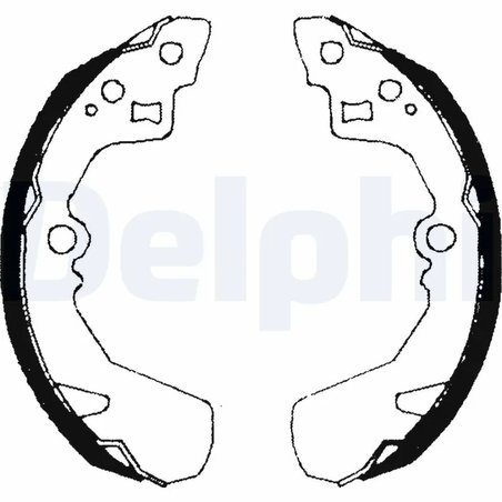 SET SABOTI FRANA DELPHI LS1685 - Compatibil cu DAIHATSU, ROVER, SUBARU, SUZUKI