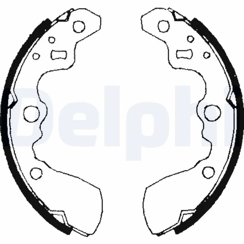Set saboti frana Delphi LS1710