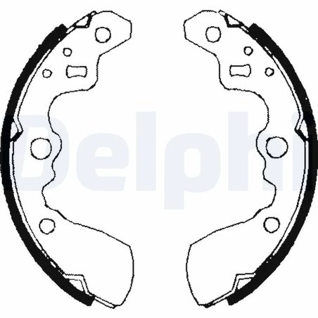 Set saboti frana Delphi LS1710