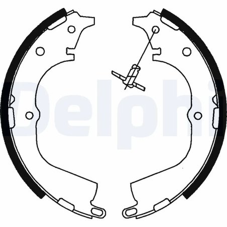 SET SABOTI FRANA DELPHI LS1744 - Compatibil cu TOYOTA, VW