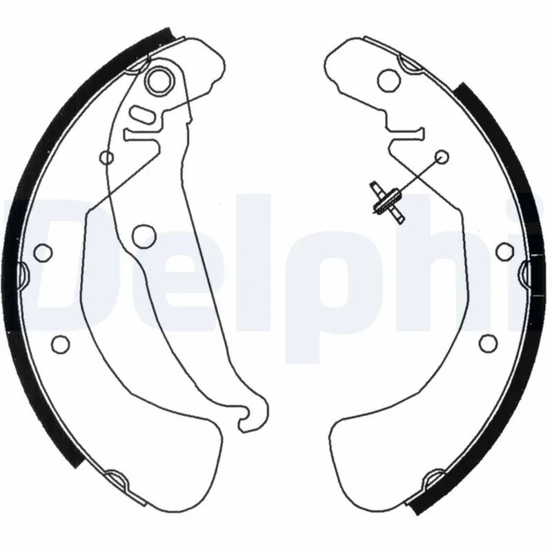 SET SABOTI FRANA DELPHI LS1829 - Compatibil cu OPEL, VAUXHALL