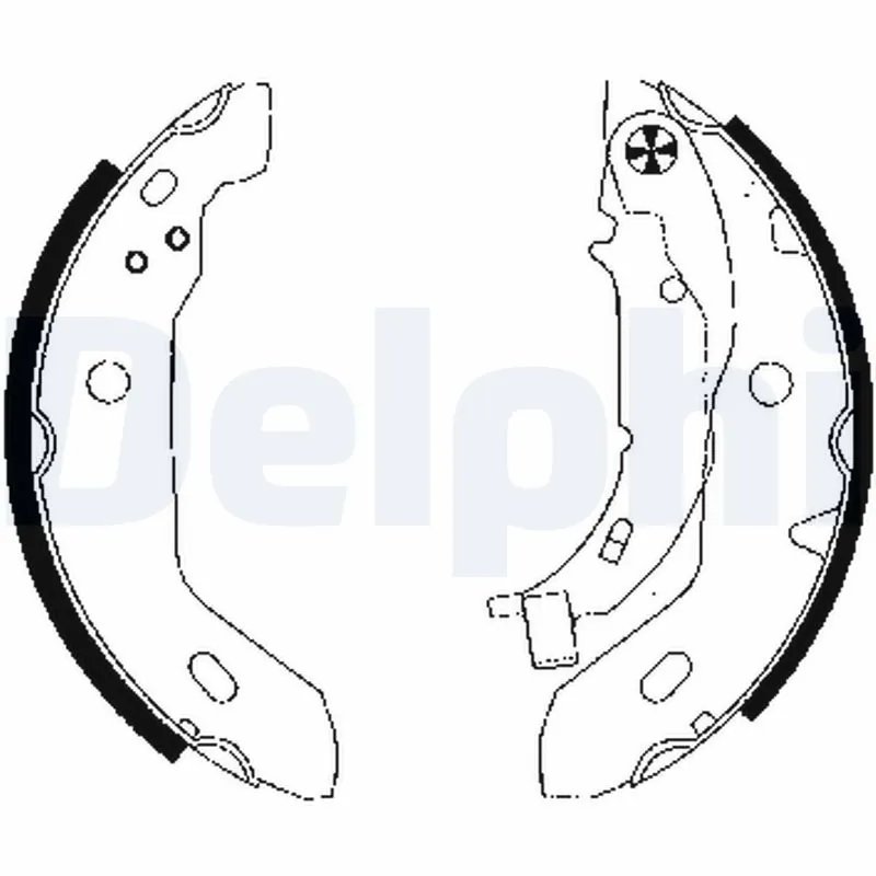 SET SABOTI FRANA DELPHI LS1841 - Compatibil cu MERCEDES-BENZ