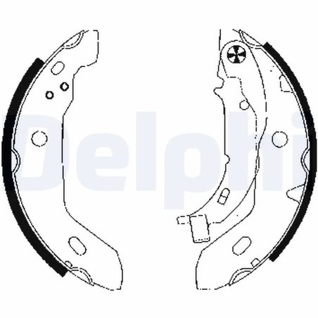 SET SABOTI FRANA DELPHI LS1841 - Compatibil cu MERCEDES-BENZ