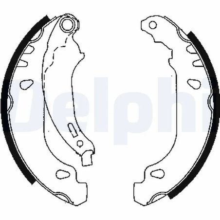 SET SABOTI FRANA DELPHI LS1844 - Compatibil cu DACIA, RENAULT