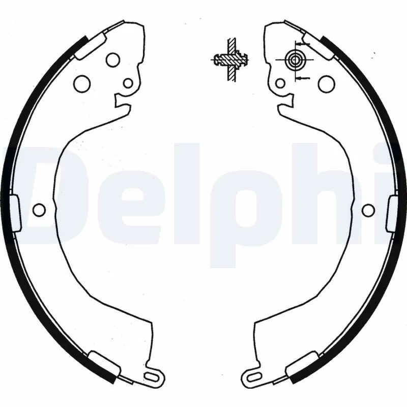 Set saboti frana Delphi LS1852
