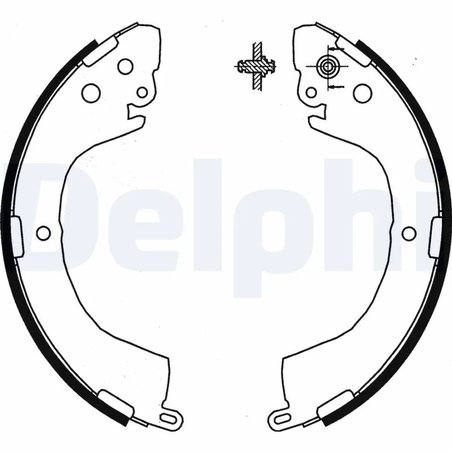 Set saboti frana Delphi LS1852