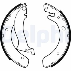 SET SABOTI FRANA DELPHI LS1870 - Compatibil cu LAND ROVER