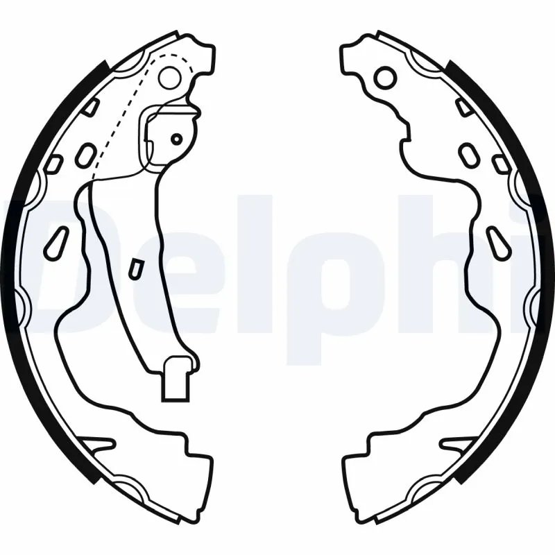 SET SABOTI FRANA DELPHI LS1961 - Compatibil cu CITROEN, OPEL, PEUGEOT, SUZUKI, TOYOTA, VAUXHALL