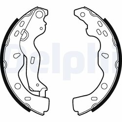 Set saboti frana Delphi LS2009