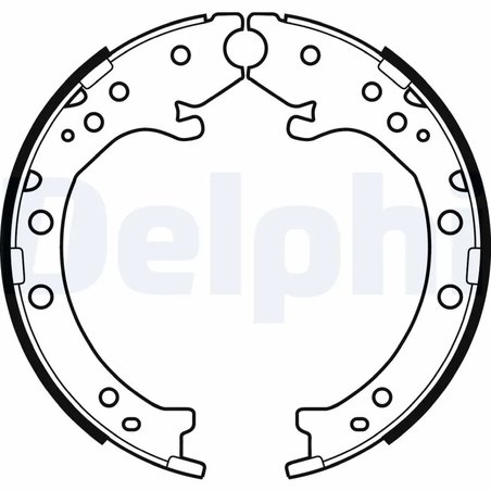 SET SABOTI FRANA DELPHI LS2034 - Compatibil cu HONDA, HONDA (GAC)