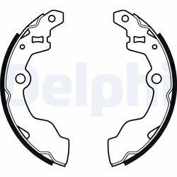 Set saboti frana Delphi LS2069