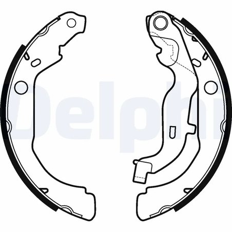 SET SABOTI FRANA DELPHI LS2127 - Compatibil cu DACIA, RENAULT