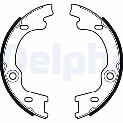 Set saboti frana Delphi LS2129