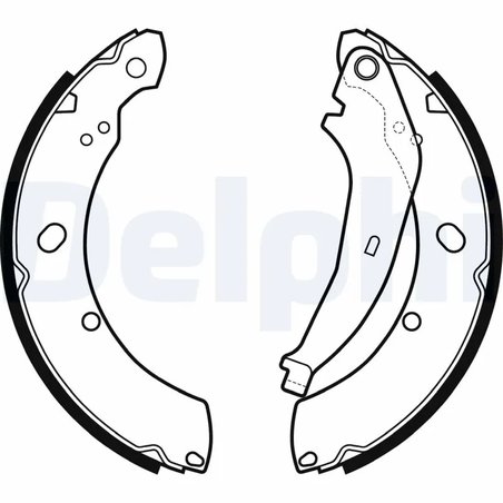 Set saboti frana Delphi LS2136