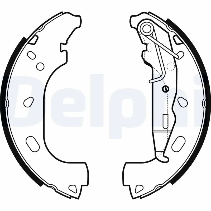 Set saboti frana Delphi LS2167