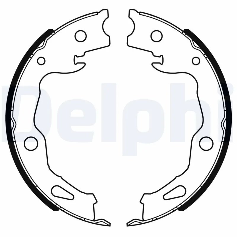 SET SABOTI FRANA DELPHI LS2186 - Compatibil cu RENAULT